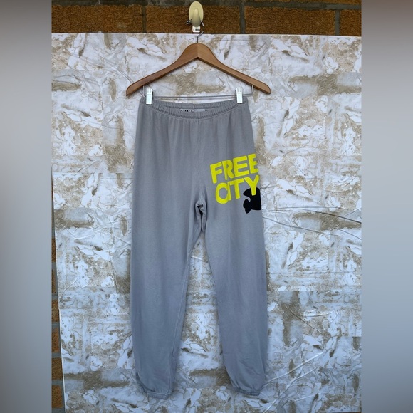 FREECITY Sweatpant In Silver Rock size small - Picture 1 of 11